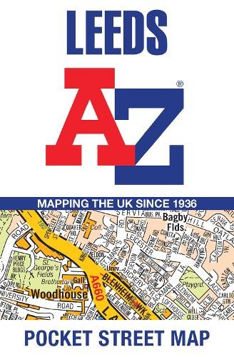 Leeds A-Z Pocket Street Map (Map)