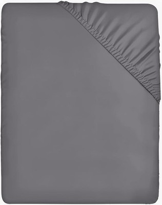 Utopia Bedding - Spannbettlaken 180x200cm - Grau - Mikrofaser Spannbetttuch