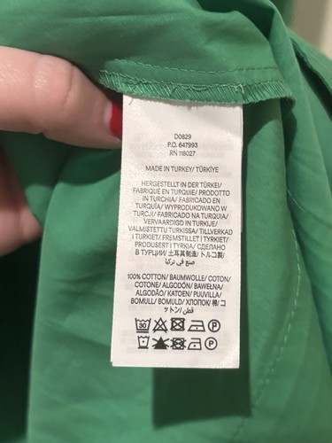 Abito camicia midi Boden Pippa verde brillante con cintura taglia US 4p 4 Petite nuovo con etichette - Foto 11 di 13