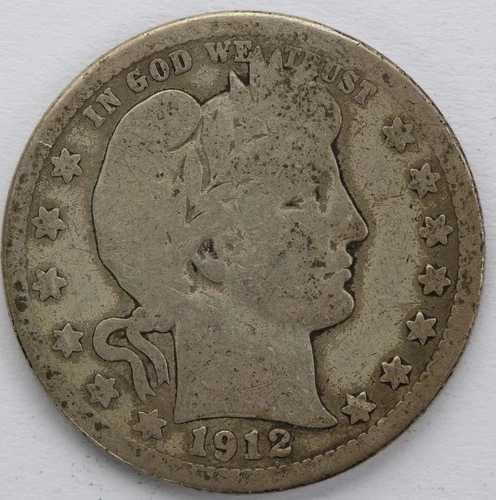 1912 S  Barber Quarter