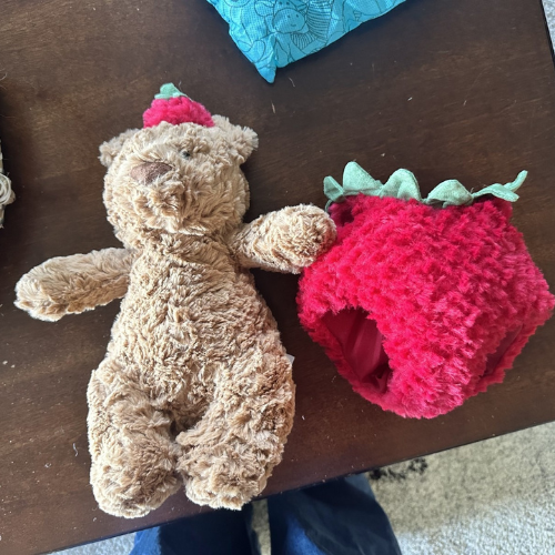 Jelly cat Bartholomew Bear Strawberry Doll Toy Soft Toy Stuffed