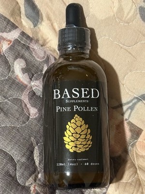 BASED Supplements Pine Pollen - 60 servings (120ml) 4oz