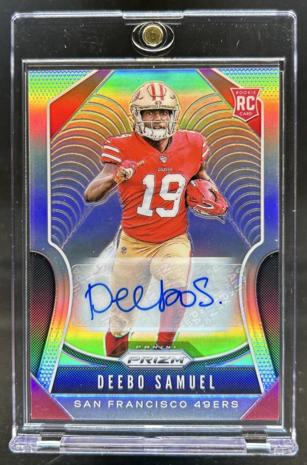 2019 Panini Prizm Deebo Samuel Auto Autograph RC #346 49ers Rookie