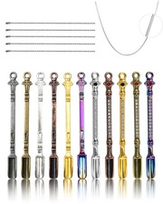 11Pcs Mini Spoons, Mini Measuring Spoon, Multicolor Tiny Metal Spoons, Small ...