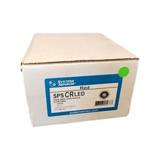 System Sensor SPS CR LED Ceiling Speaker Strobe Red | Indoor