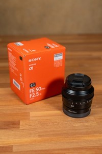 Sony FE 50mm f/2.5 G Lens • E-Mount • Great condition • SEL50F25G