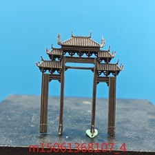 Brass Building Brand Yuxu Palace Landscape Bonsai Fish Tank Ornament