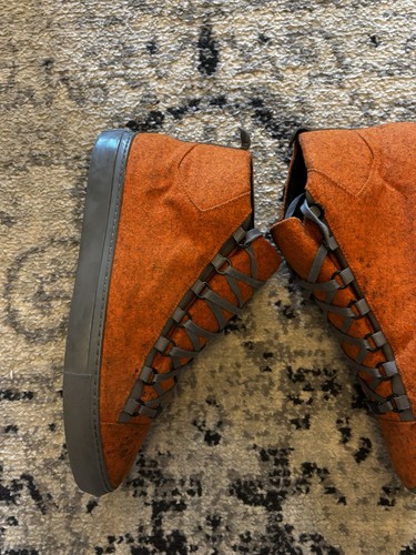 Tenis Balenciaga Arena High Top Naranja Talla 44 = Zapatos EE. UU. Talla 11 - Imagen 3 de 12