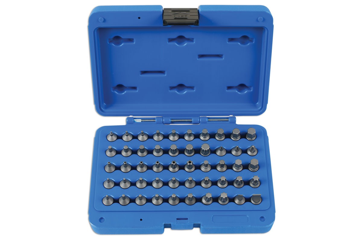 Laser Tools Stubby Bit Set 1/4""D 50pc 7653