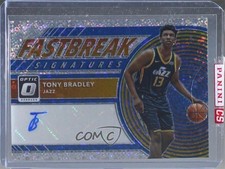 2017-18 Panini Donruss Optic Fast Break Signatures Tony Bradley #FB-TBL Auto 1u6