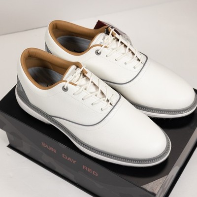 Sun Day Red Pioneer Cypress White Gray Golf Shoes Size M 9 / W 10.5 New