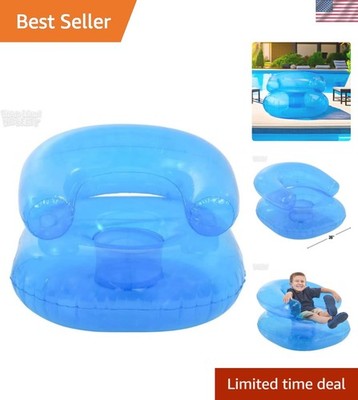 Beige 36-Inch Inflatable Chair for Age 3+ - Playful Sitting Solution