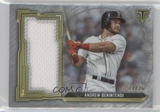 2020 Topps Triple Threads Single Jumbo Relics 17/36 Andrew Benintendi n0c