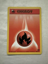 LP Pokemon ENERGY Card Unlimited GYM Challenge Fire