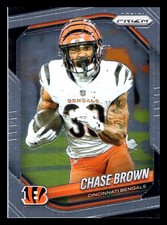 2025 Panini Prizm Chase Brown #130 Cincinnati Bengals