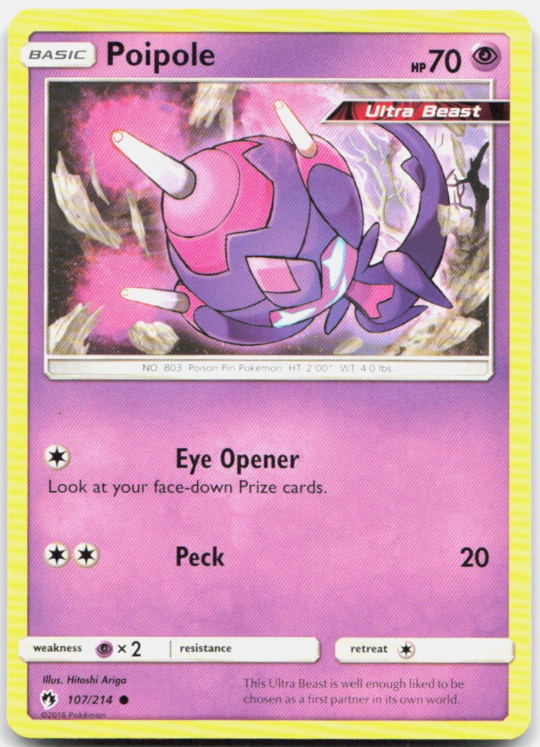 Poipole 107/214 Common Lost Thunder Pokemon LP