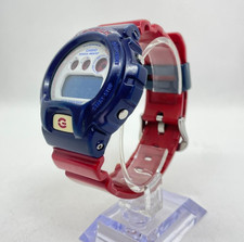 Orologio Uomo Casio G-Shock DW-6900AC 3230 USATO Blu e Rosso Perfettamente...