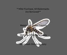 Mosquito Sticker Waterproof Decal Animal Outdoor Wildlife Nature Virus Gift NEW