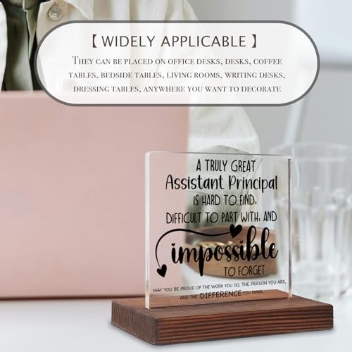 Office Decor Gifts for Women Men Appreciation Thank You Assistant Principal - Picture 4 of 7