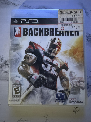 Sony PlayStation 3 PS3 Jeu BackBreaker Complet PAL FR