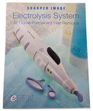 Sharper Image E-Pen Electrolysis System At Home Permanent Hair Removal AH905 NIB