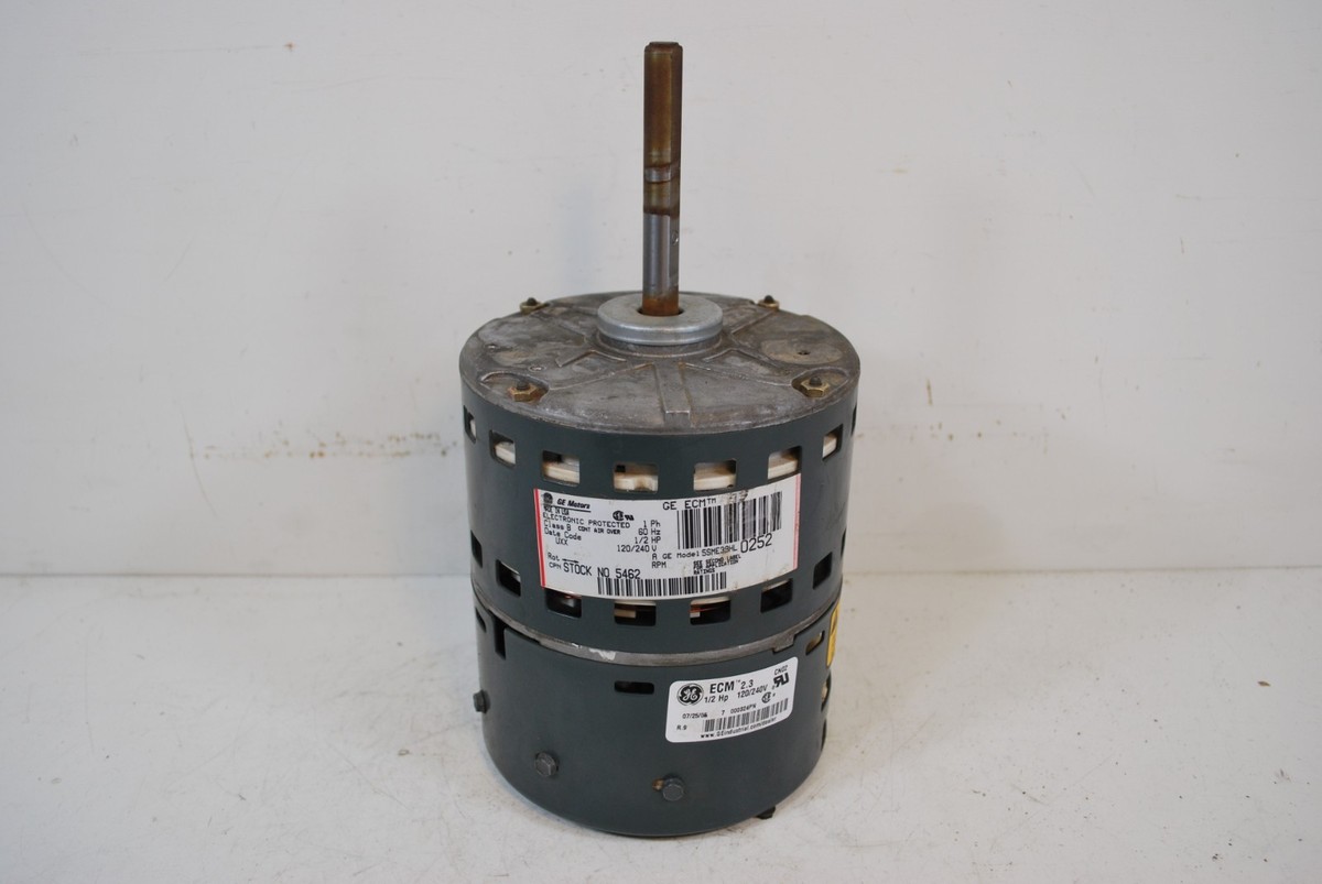 GE 5SME39HL 0252 ECM2.3 Motor, 1/2hp, 120/240V, Stock 5462, Lennox