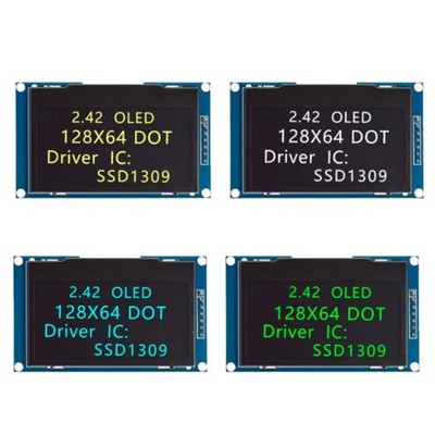 2.42Inch Display Module SPI IIC Interfaces Wide Compatibility SSD1309 Controller