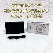 Canon IXY 200 Silver Compact Digital Camera Tested Working Seller Japan