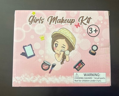 Kids Makeup Kit for Girls, Real Makeup Set, Washable Makeup Kit Toys See Photos