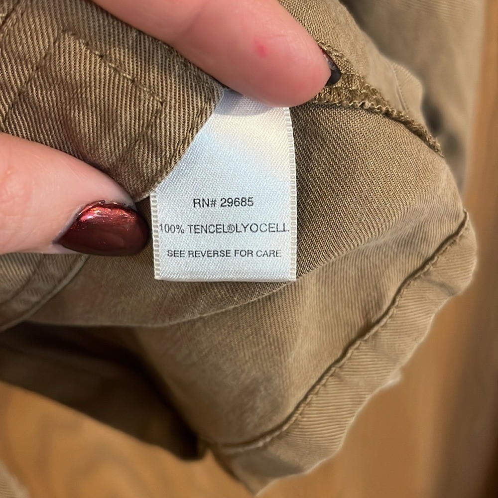 Pendleton Petite Tan Lightweight Button Down - image 6