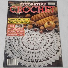 Decorative Crochet March 1989 Simple Projects and Take-Alongs