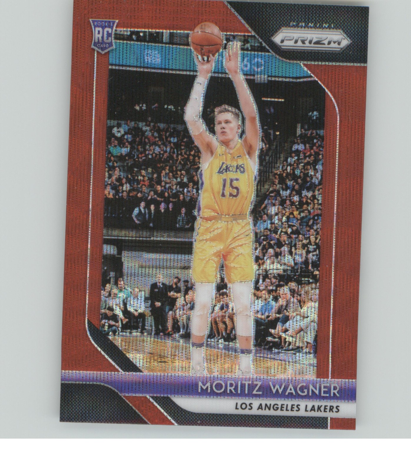 2018-19 Panini Prizm #284 Moritz Wagner Prizms Ruby Wave