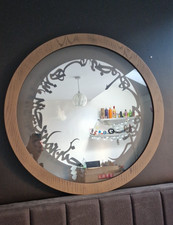 Mirror, AESTHETIC ROUND WALNUT CHONAN MIRROR - SIZE: 75CM