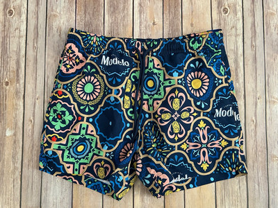 Modelo Swim Trunks Ripple Effect Board Shorts Men s Size Small