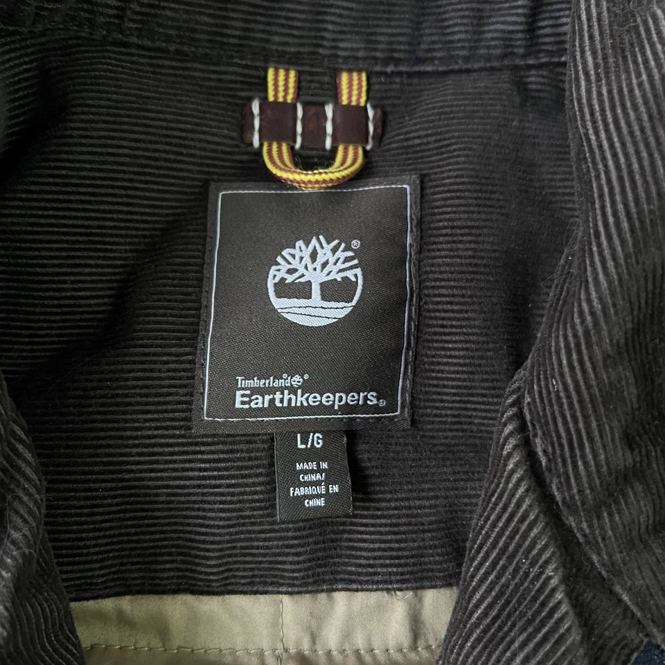 Chaqueta Timberland Para Hombre Grande Azul Marino Algodón Encerado Campo Millerain Earthkeepers Foto 3 de 4