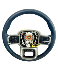 Oem Ford F150 Limited Steering Wheel Heated W Active Steering Blue 2021-2023 Oem Ford F150 Limited Steering Wheel Heated W Active Steering Blue 2021-2023