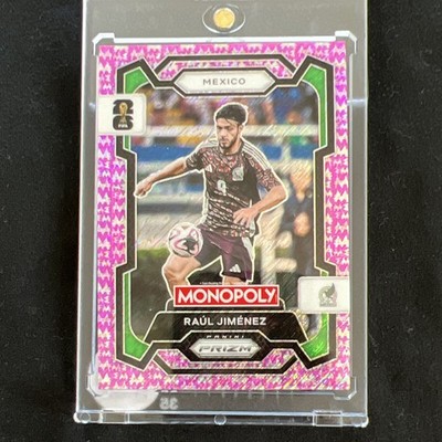 Panini 2026 PINK SHIMMER #1/5 Prizm Monopoly FIFA WC Raúl Jiménez Mexico #58