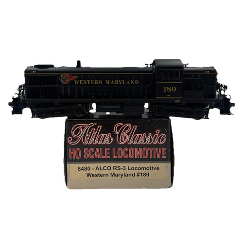 Locomotora clásica Atlas Motor Escala Ho 8480 ALCO RS-3 Western Maryland #189 | Zustand: Used
