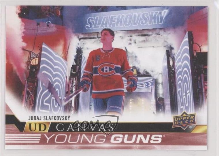 2022-23 Upper Deck Series 2 UD Canvas Young Guns Juraj Slafkovsky #C211 1p9k