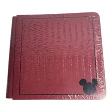 New Creative Memories Disney Mickey Mouse 7 x 7  Red Scrapbook Album W 12 Pages