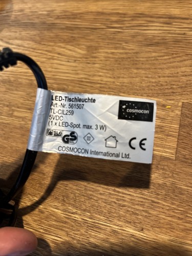 ❌ LED Ordinateur Lumière Éclairage Lampe Blanc Ordinateur Portable Ordinateur Portable Bureau 3 Watts - Photo 2/3