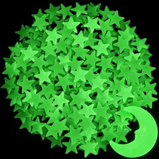 MAQIHAN 200 Glow in The Dark Stars for Ceiling - Green Glowing 