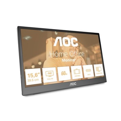 AOC 16T3EA 16 Zoll Tragbarer USB-C Monitor 1920x1080 mit Multi-Winkel Ständer