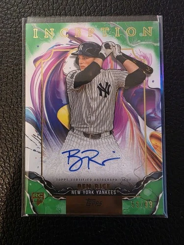 Ben Rice 2025 Topps Inception RC Rookie & Emerging Star Auto /99 - NY Yankees