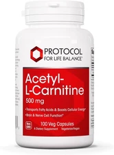 Protocol For Life - Acetyl-L-Carnitine 500mg (100caps)