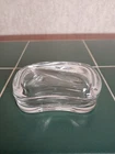 Vtg Elsa Peretti Tiffany & Co Crystal Jewelry/ Trinket Box Wave Kidney