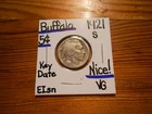 1921S Buffalo Nickel VG NICE!!!! Key Date!!!! Low Mintage!!!!!!