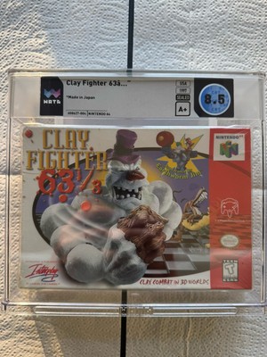 Clayfighter 63 1/3 Nintendo 64 N64 Factory Sealed Wata 8.5 A+
