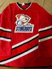 1995-98 Jason Cipolla #8 South Carolina Stingrays Game Worn ECHL Hockey Jersey