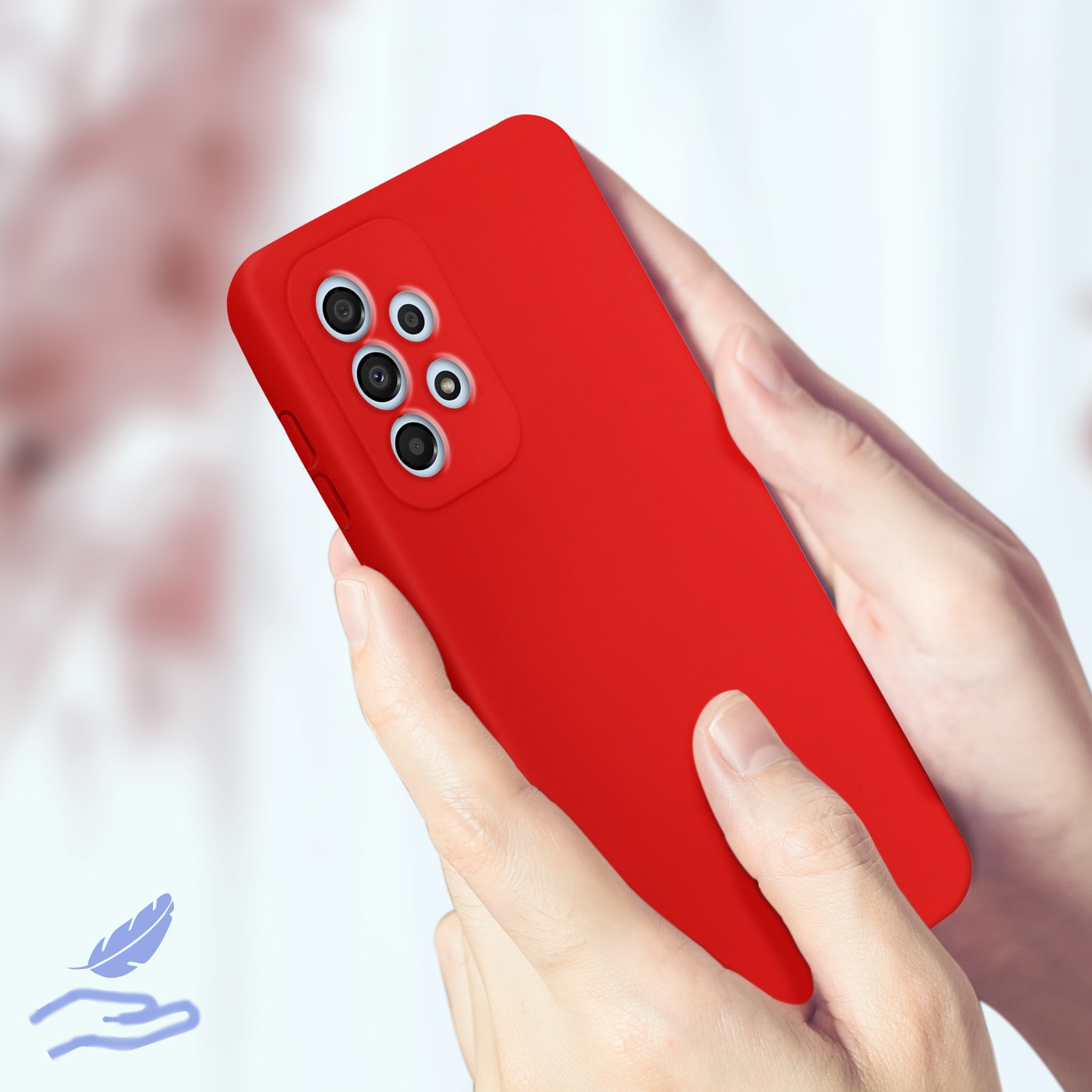 Coque silicone Galaxy A33 5G Avizar finition Soft Touch - 4
